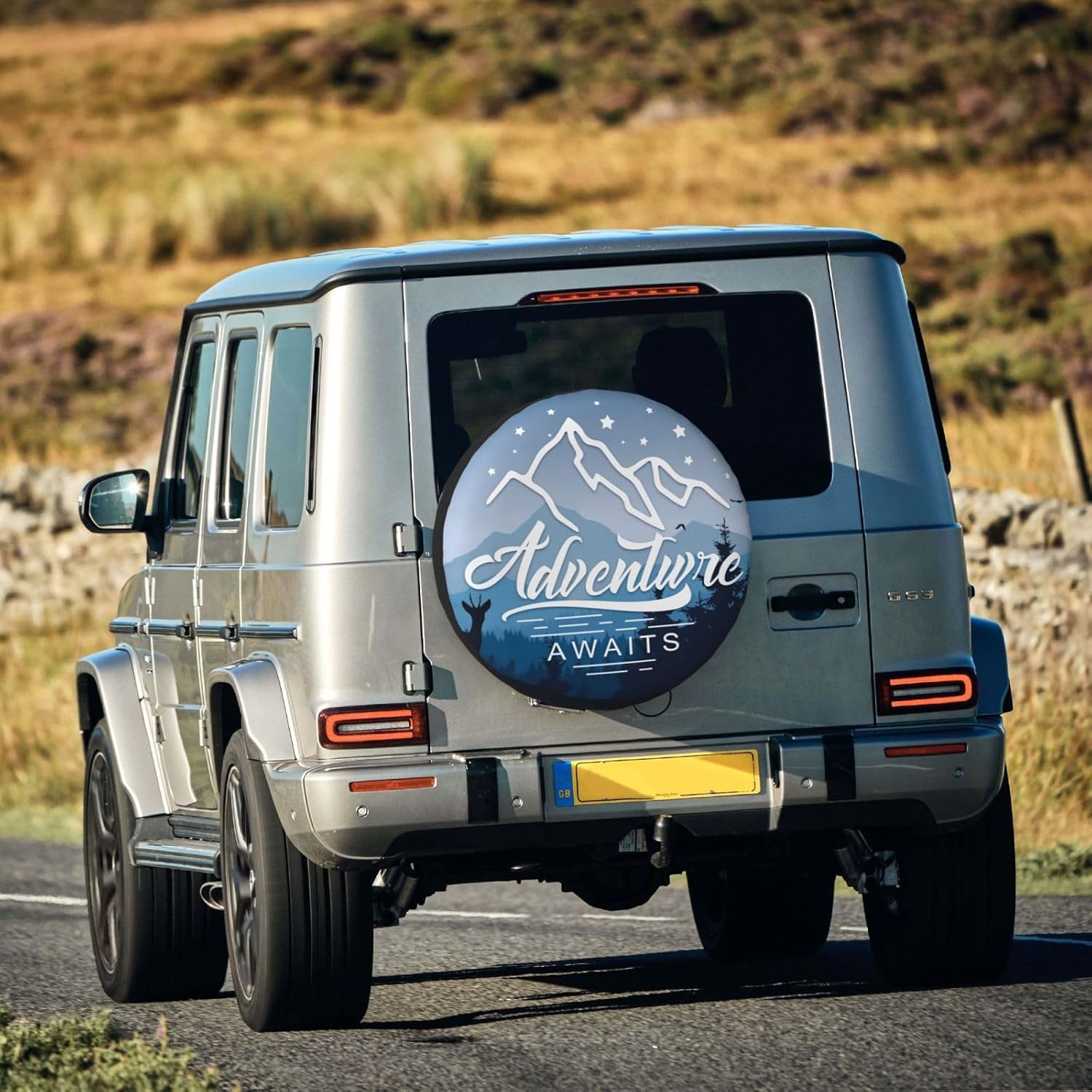 14インチ スペアタイヤカバー 耐候性 日焼け防止 ホイールタイヤカバー ユニバーサルフィット トレーラー RV SUV トラック