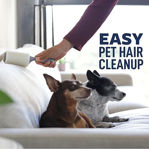 Miniatura 3 de Scotch-Brite Rodillo de pelusas funciona muy bien en pelo de mascotas ropa muebles y más 3 rodillos 100 hojas por rodillo 300 hojas en total