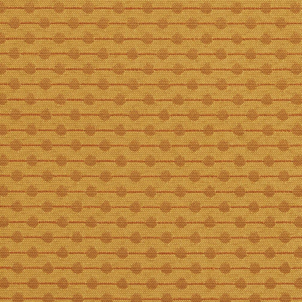 A747 Gold And Yellow Polka Dot Contract Grade Upholstery Fabric By The Yard