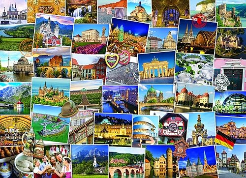 Miniatura 2 de EuroGraphics Rompecabezas de 1000 piezas de Alemania Globetrotter