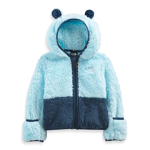 THE NORTH FACE Baby Bear Full Zip Hoodie, TNF Medium Grey Heather, 6-12 Months