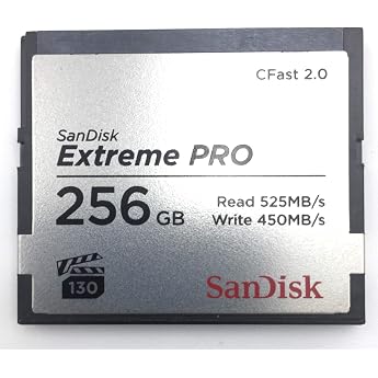 SanDisk Extreme PRO CFast 2.0 Memory Card 256 GB
