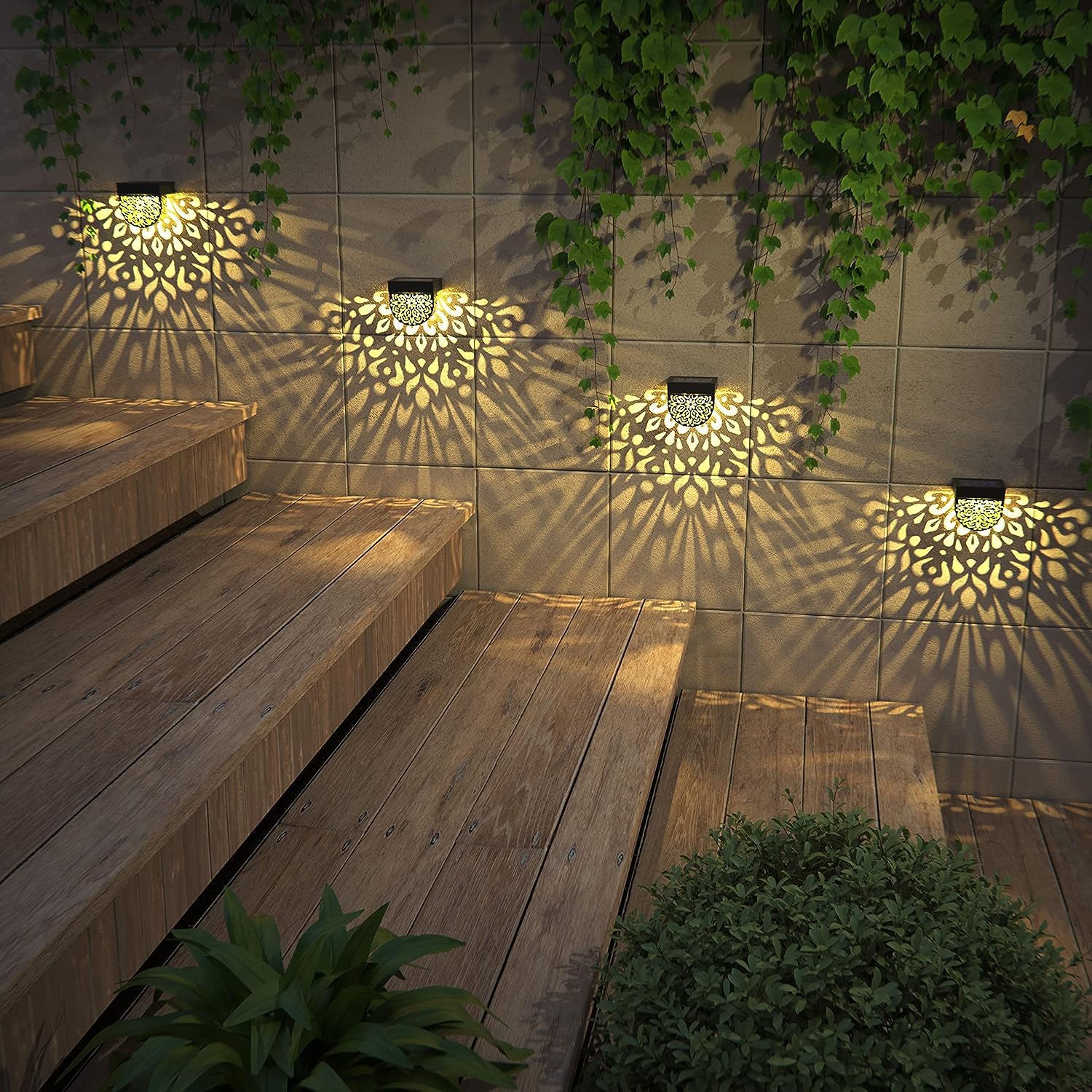 Lifeel Farolillo Solar para Exterior, 6 Unidades, Lámpara LED Decorativa para Jardín, Iluminación Impermeable