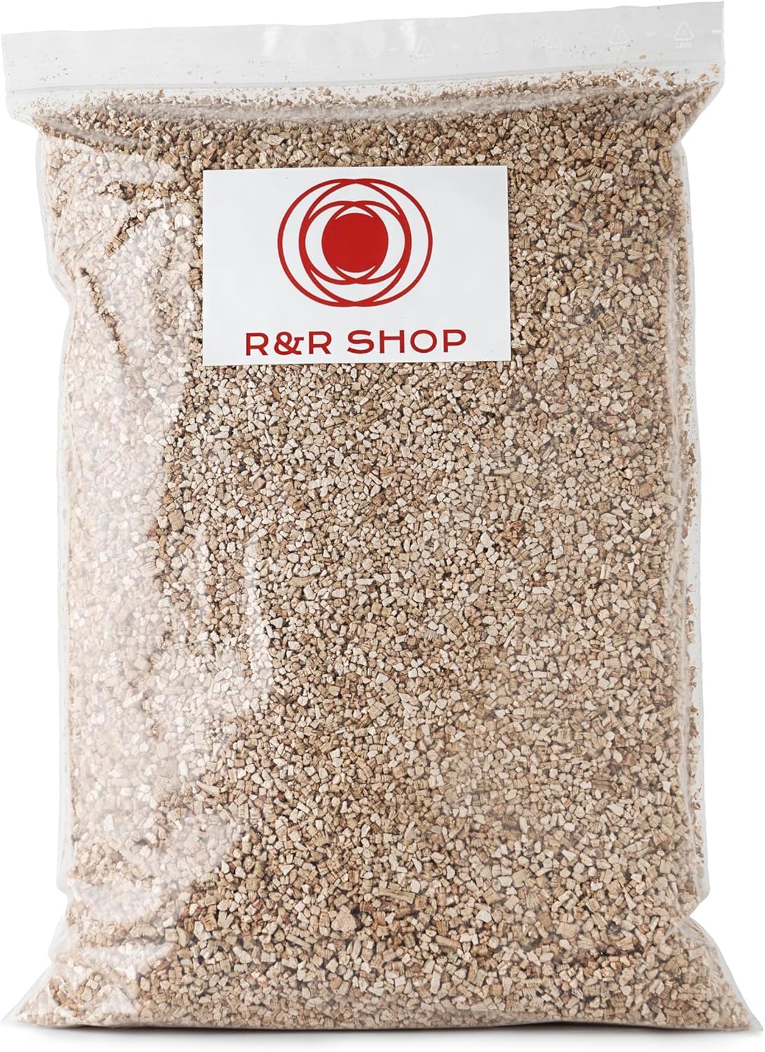 R&R SHOP – Fine Expanded Vermiculite, Neutral PH ideal for Germination, Growth of Plants, Mushrooms and Terrarium Animals (12L)