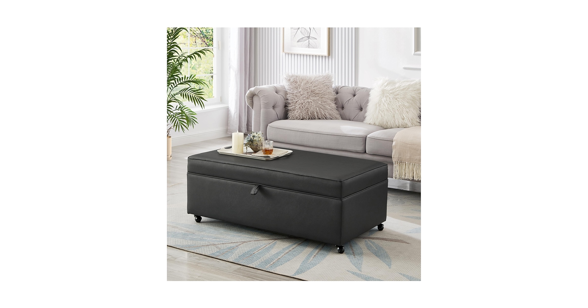 Amazon.com: BEDGJH Large Comfort Sofa Ottoman with Storage