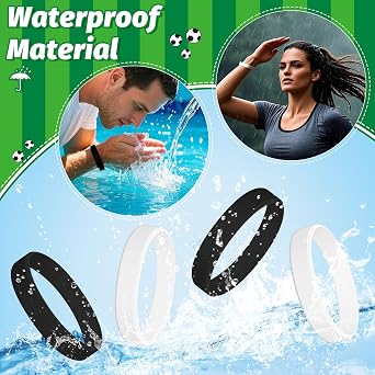 24 PCS Silicone Bracelets for Women Men Friendship Silicone Wristbands Elastic Universal Rubber Bracelets Blank Wrist Bands for Birthday Sports Party Supplies Accessorie Gifts