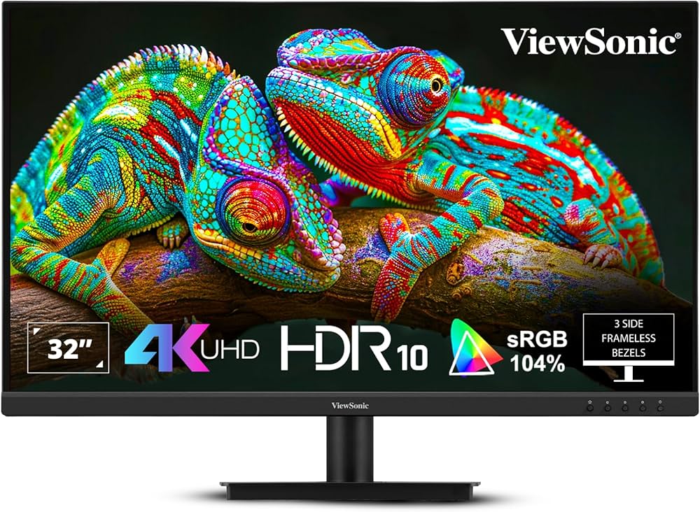 ViewSonic VA3208-4K-MHD (81.28cm) 32 Inch 4K UHD 3840x 2160 with