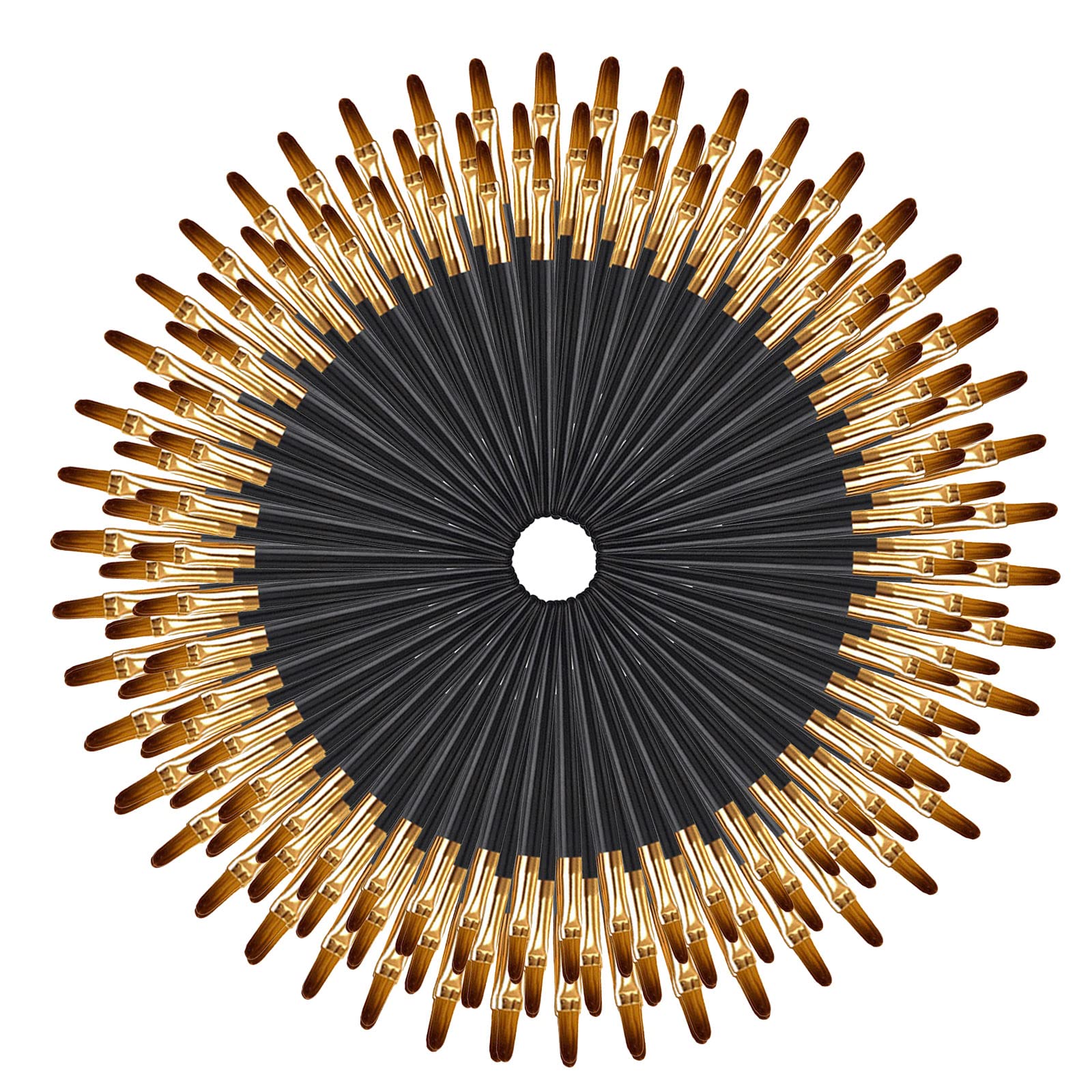 RoseFlower doppia testa usa e getta trucco pennello 100pcs, pennello per labbra per trucco monouso portatile, applicatore di pennelli per labbra, applicare uniformemente, Nessun spargimento #5
