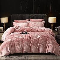 Vista 128 de PHF - Juego de funda de edredón de terciopelo auténtico tamaño individual, juego de funda de edredón ultra suave y transpirable de 2 piezas