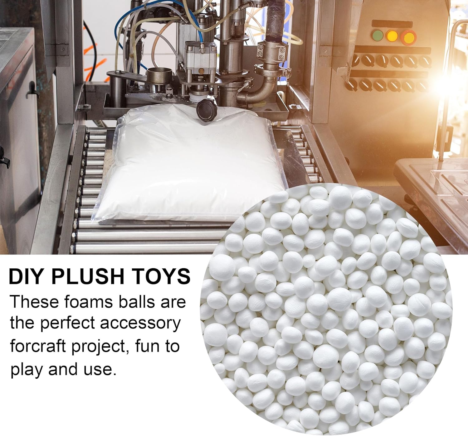 40L Filling Bean Bag Refill EPS Foam Filter Beads for Bean Bags, Loungers and Pool Floats Comfortable Soft Bean Bag Stuffing 3-5mm - Image 5