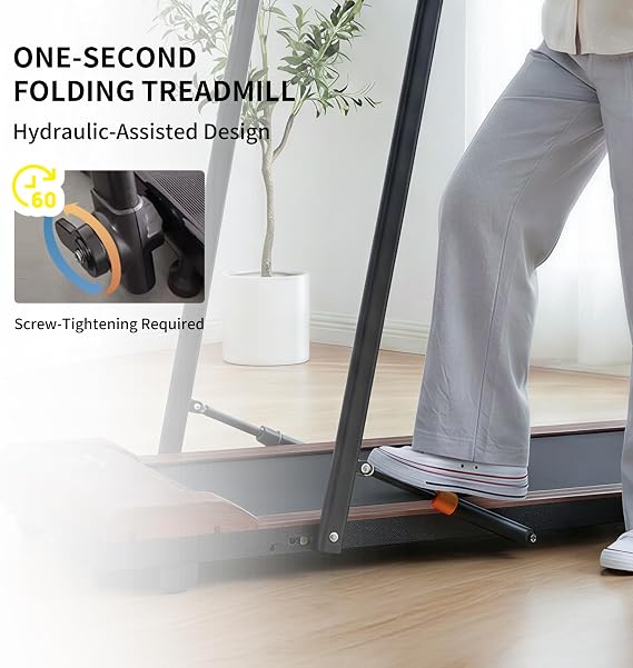 Walking Pad Treadmill for Home Office,2 in 1 Under Desk Treadmill 2.5HP Low Noise Portable Treadmills with Remote Control and LED Display, Compact Treadmills,Walking Jogging Running Machine