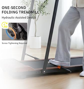 Walking Pad Treadmill for Home Office,2 in 1 Under Desk Treadmill 2.5HP Low Noise Portable Treadmills with Remote Control and LED Display, Compact Treadmills,Walking Jogging Running Machine