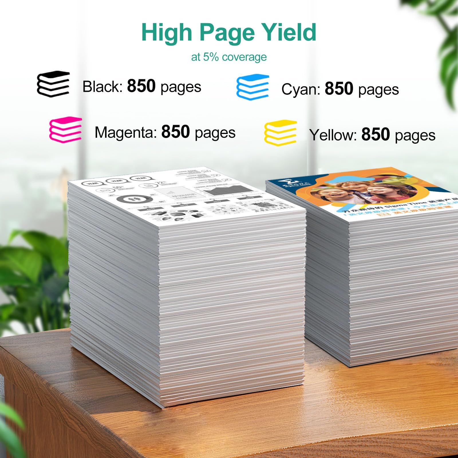 Multipack Cartucce 912XL Compatibili per HP 912, Compatibile con HP OfficeJet Pro 8022, 8023, 8024, 8025, OfficeJet 8012, 8014, 8015, 8017 (Nero, Ciano, Magenta, Giallo)