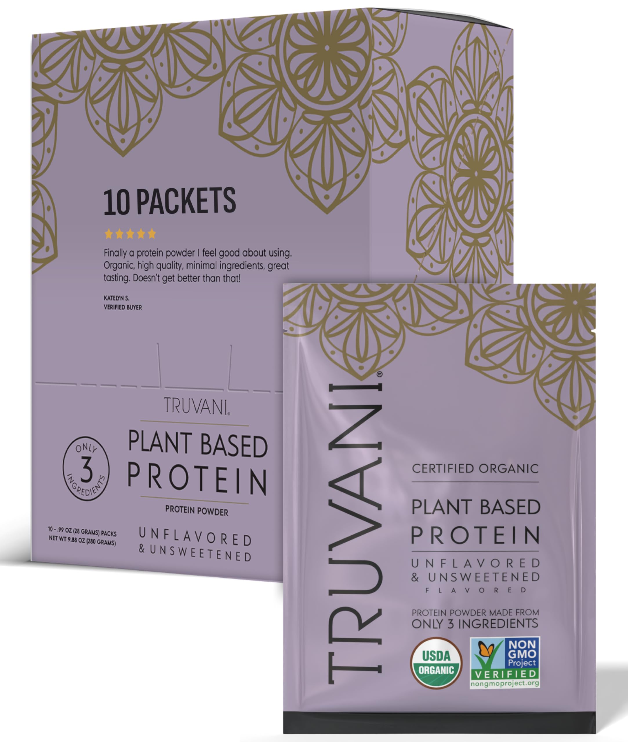 Truvani Vegan Pea Protein Powder