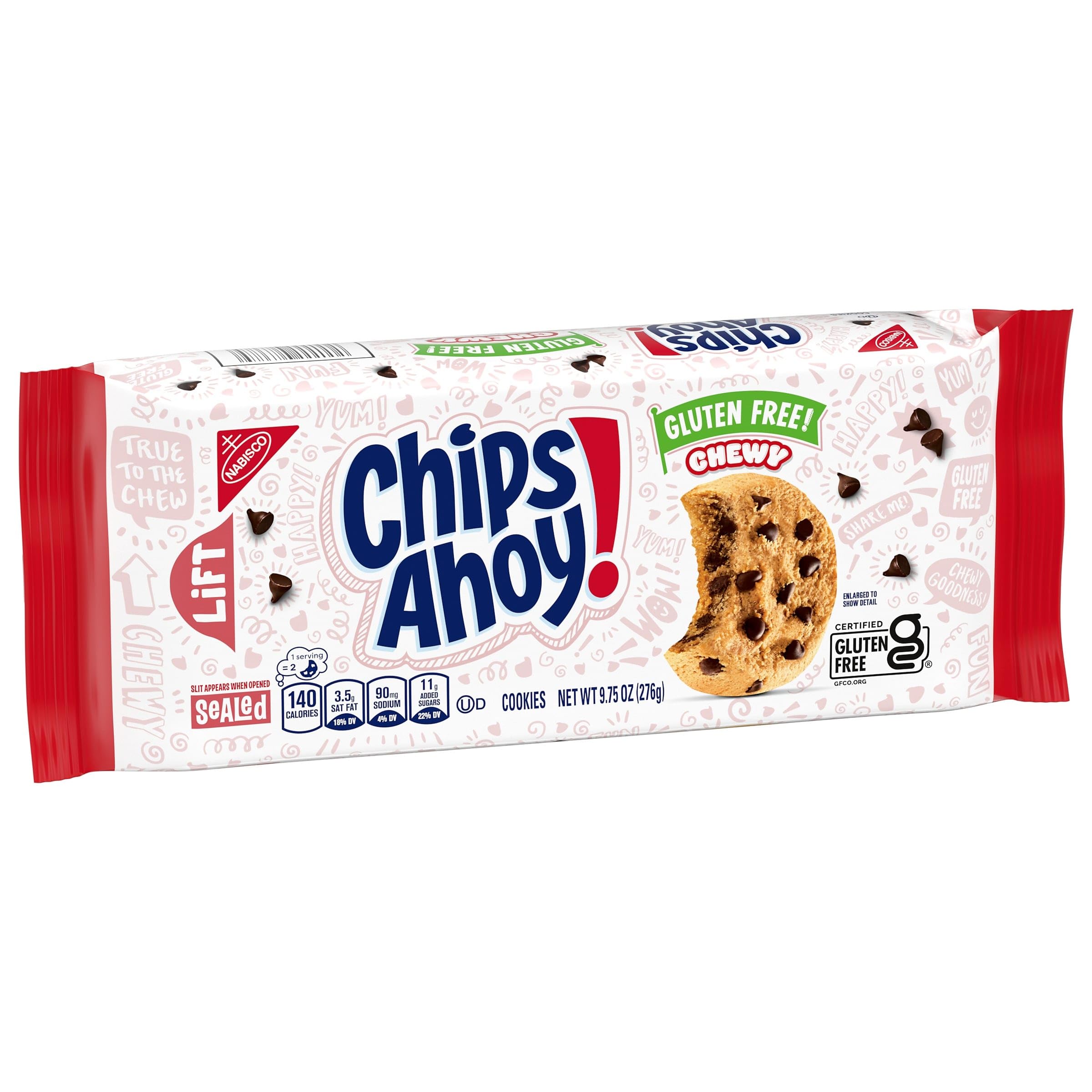 CHIPS AHOY Chewy Gluten Free Fudgy Chocolate Chip Cookies 9 75 oz — view 10