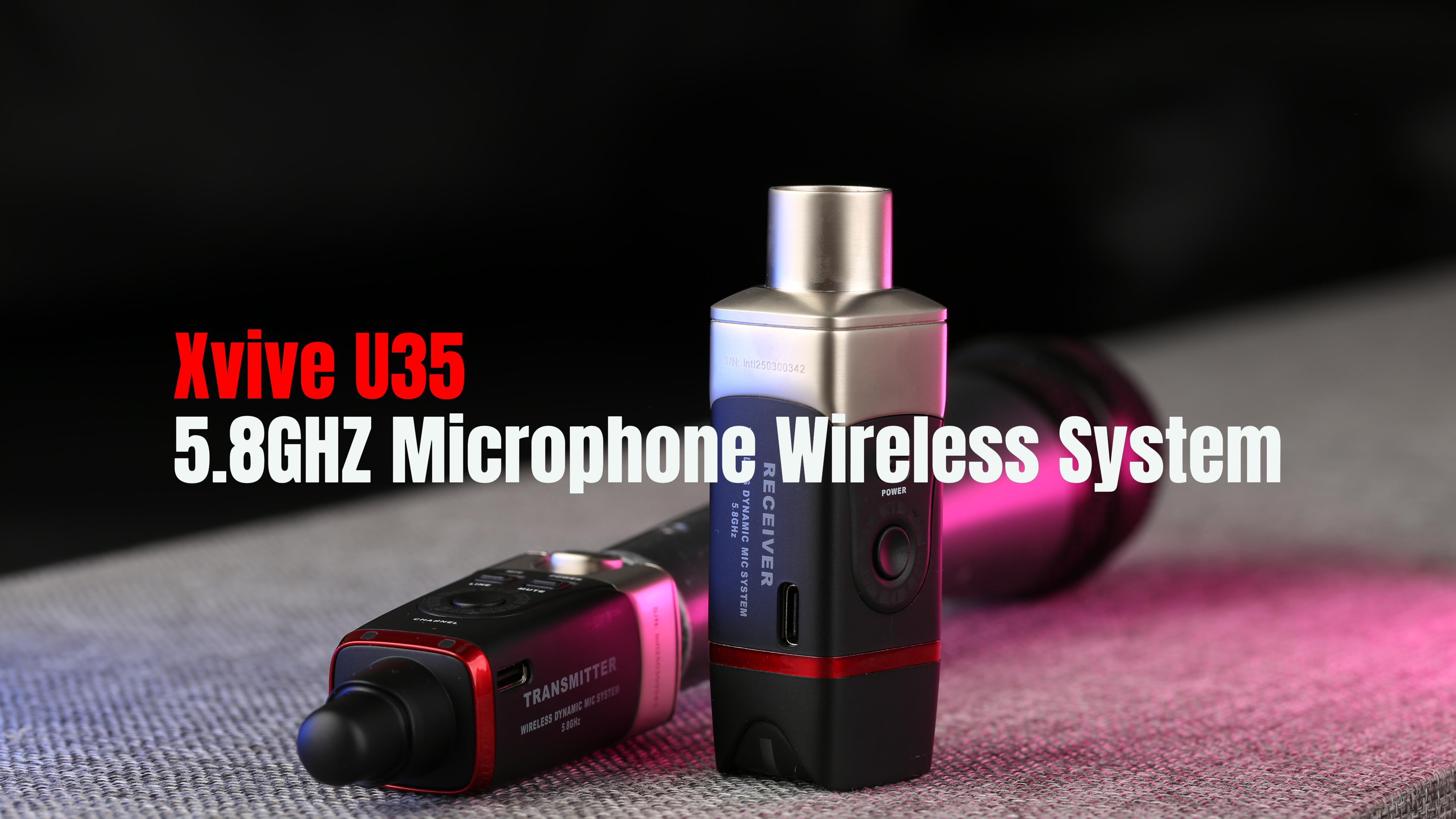 Amazon.com: Xvive U35 Wireless Microphone System 5.8GHz Wireless