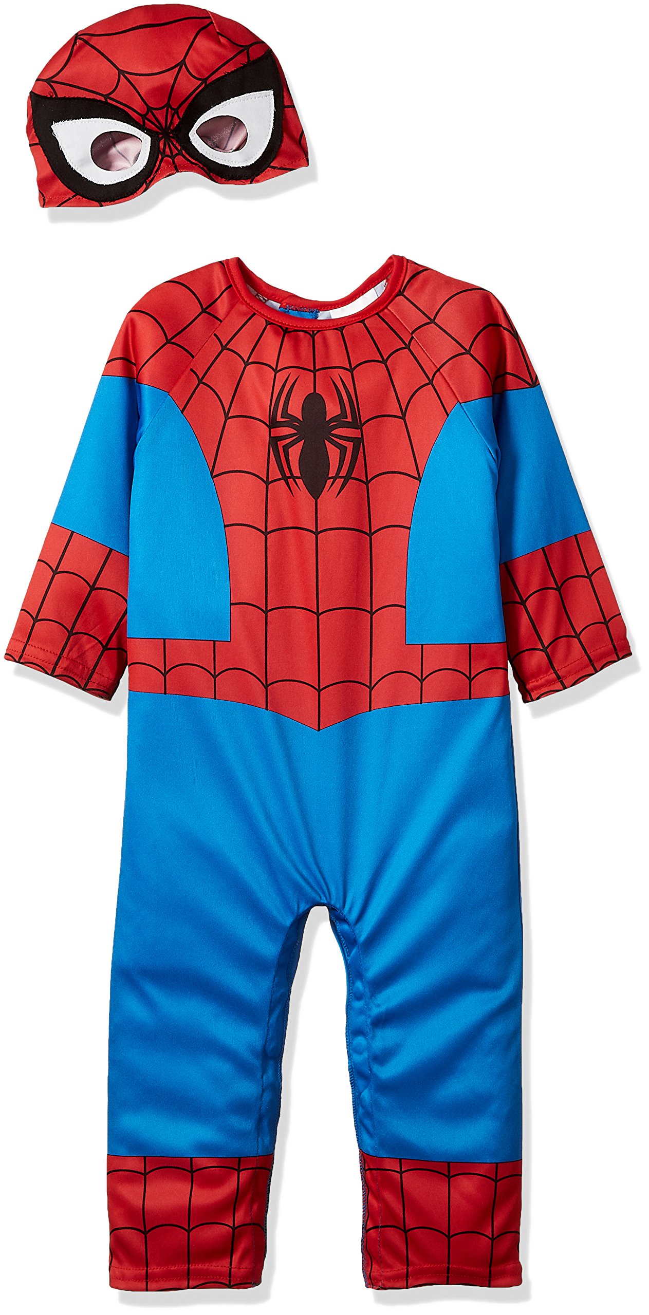 SUIT YOURSELF Spider-Man Halloween Costume for Babies, Marvel Comics, 6-12M, Includes Jumpsuit and Hat with Mask