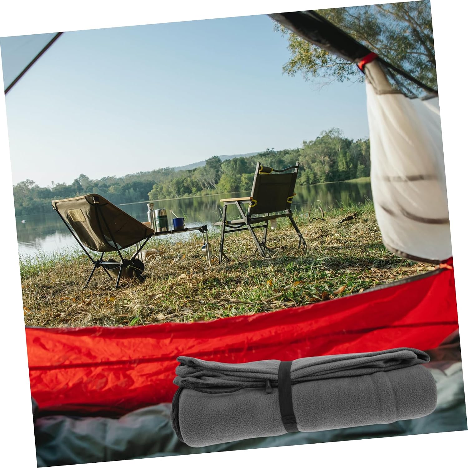 Totority Sleeping Bag Envelope Shape Adult Sleeping Bag Liner Easy Wash and Maintain