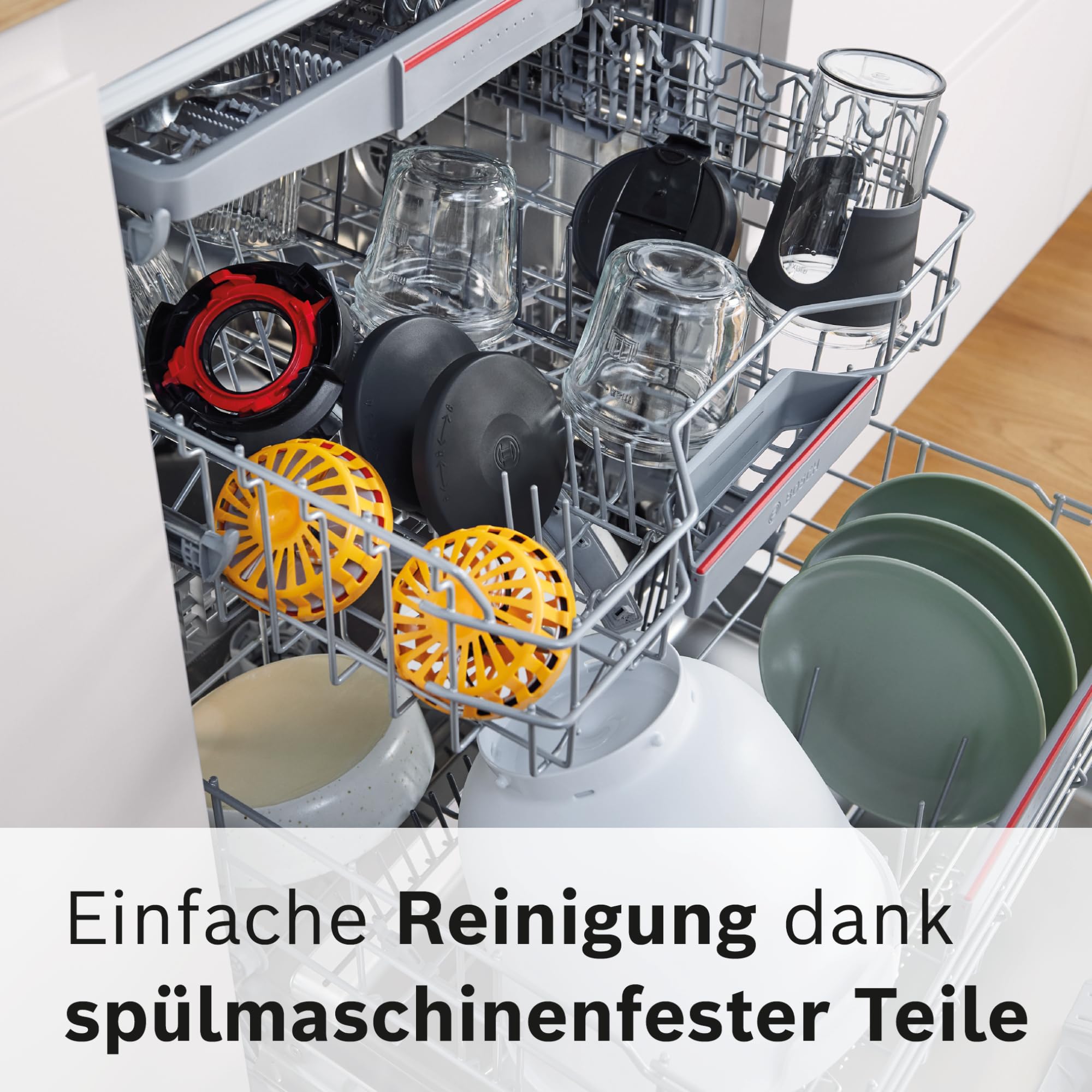 Bosch Multi-Zerkleinerer-Set MUZS68TM, 5-in-1, Mixen, Mahlen, Hacken, Aufbewahren, ToGo-Becher, Zubehör passend für Küchenmaschine Serie 6, Serie 8, OptiMUM