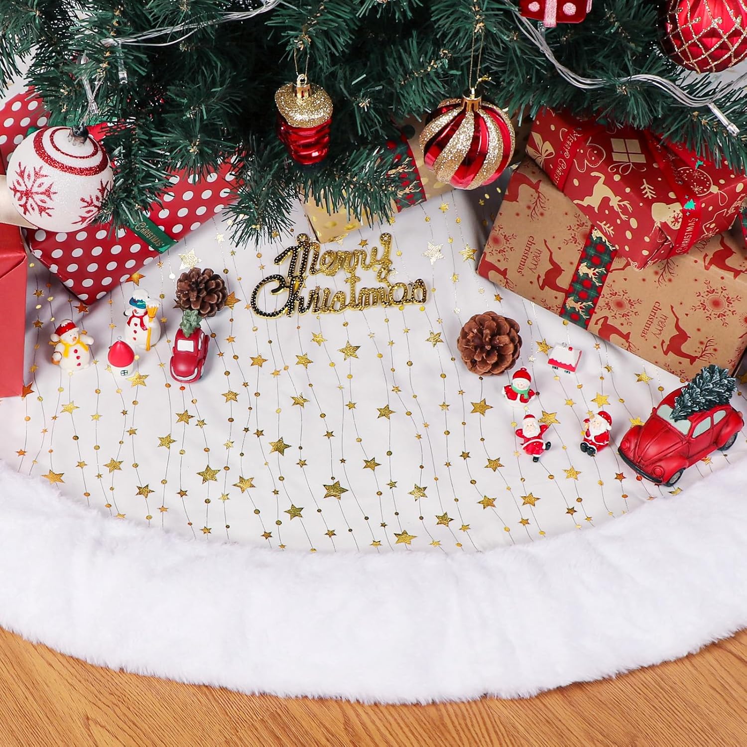 Large White Tree Skirt 