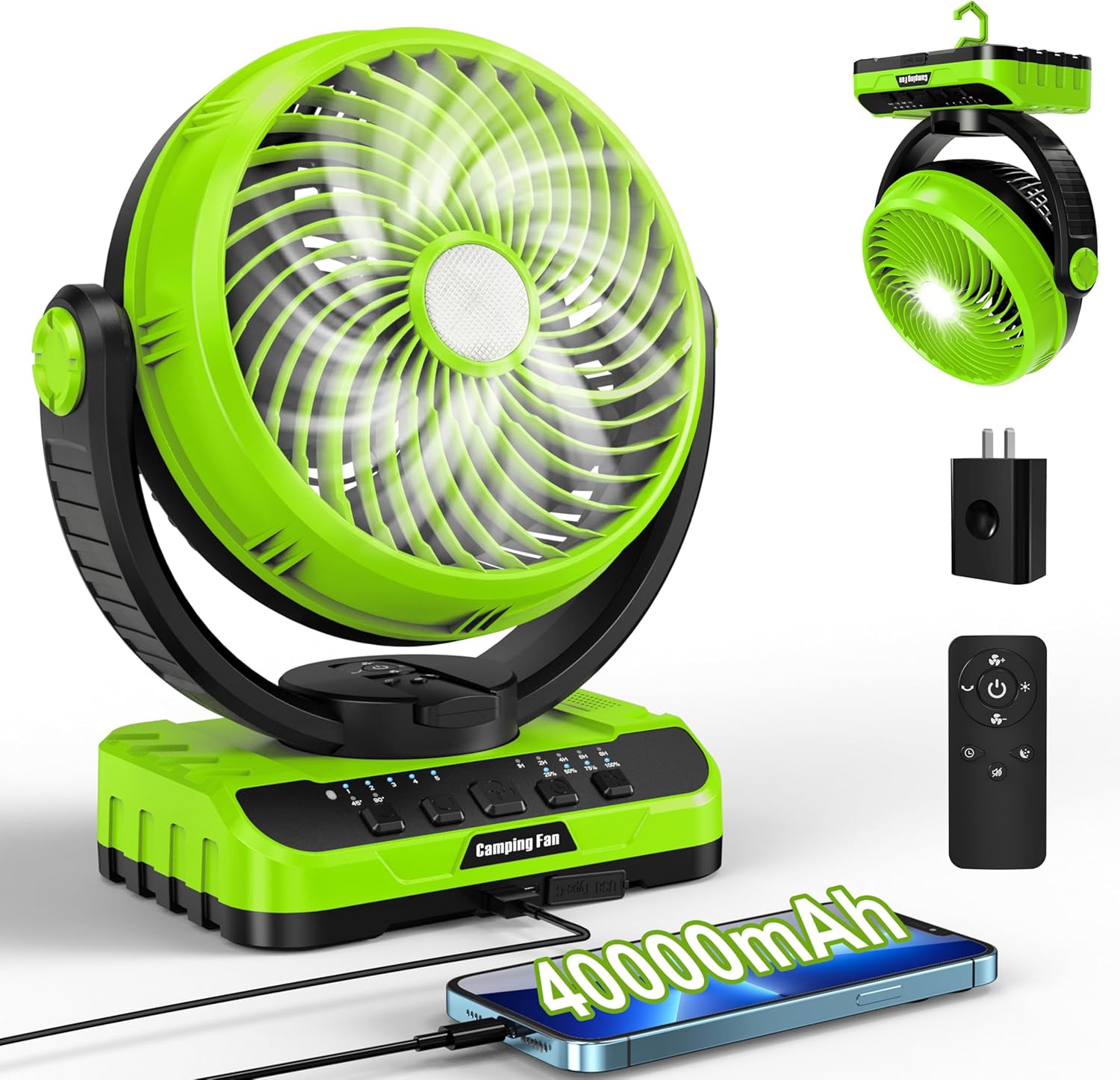 Camping Fan 40000mAh Rechargeable tent fans for camping hanging High Velocity Floor Fan Auto Oscillation Remote Control Timer Cordless Outdoor Fan for Car Travel RV Camp Hurricane Emergency Camping Fan 40000mAh Rechargeable tent fans for camping hanging High Velocity Floor Fan Auto Oscillation Remote Control Timer Cordless Outdoor Fan for Car Travel RV Camp Hurricane Emergency