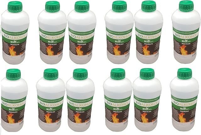 Bioethanol fuel liquid Fuel Eco Line Grade Quality, Clean Burn Bio ethanol 12L
