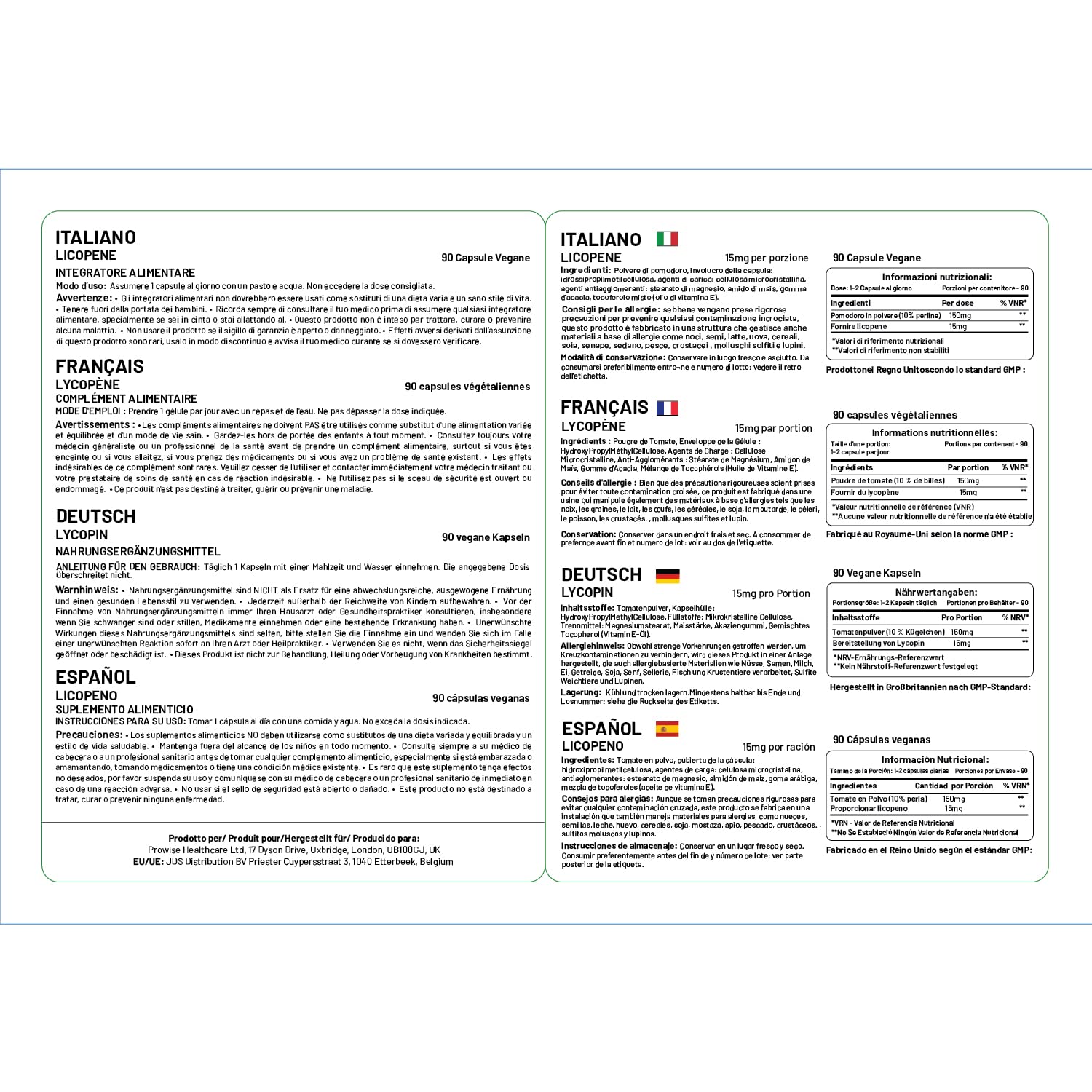 Buy Lycopene 10 Beadlet 15mg 90 High Strength Lycopene Capsules