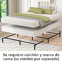 Vista 3 de YaxaBasics - Base para colchón/somier inteligente, 5 pulgadas, tamaño matrimonial