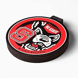 YouTheFan NCAA NC State Wolfpack 3D Logo Series Ornaments
