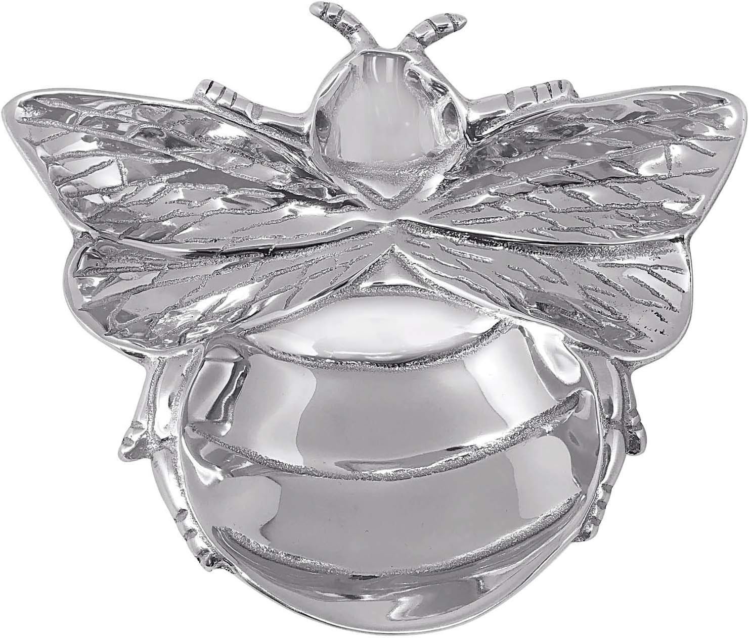 Mariposa Honeybee Nut Dish, Silver, Small
