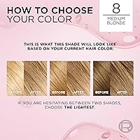 Vista 8 de L'Oreal Paris Excellence Creme - Coloración permanente para el cabello, rubio medio 8, 100 % de cobertura de canas, paquete de 2