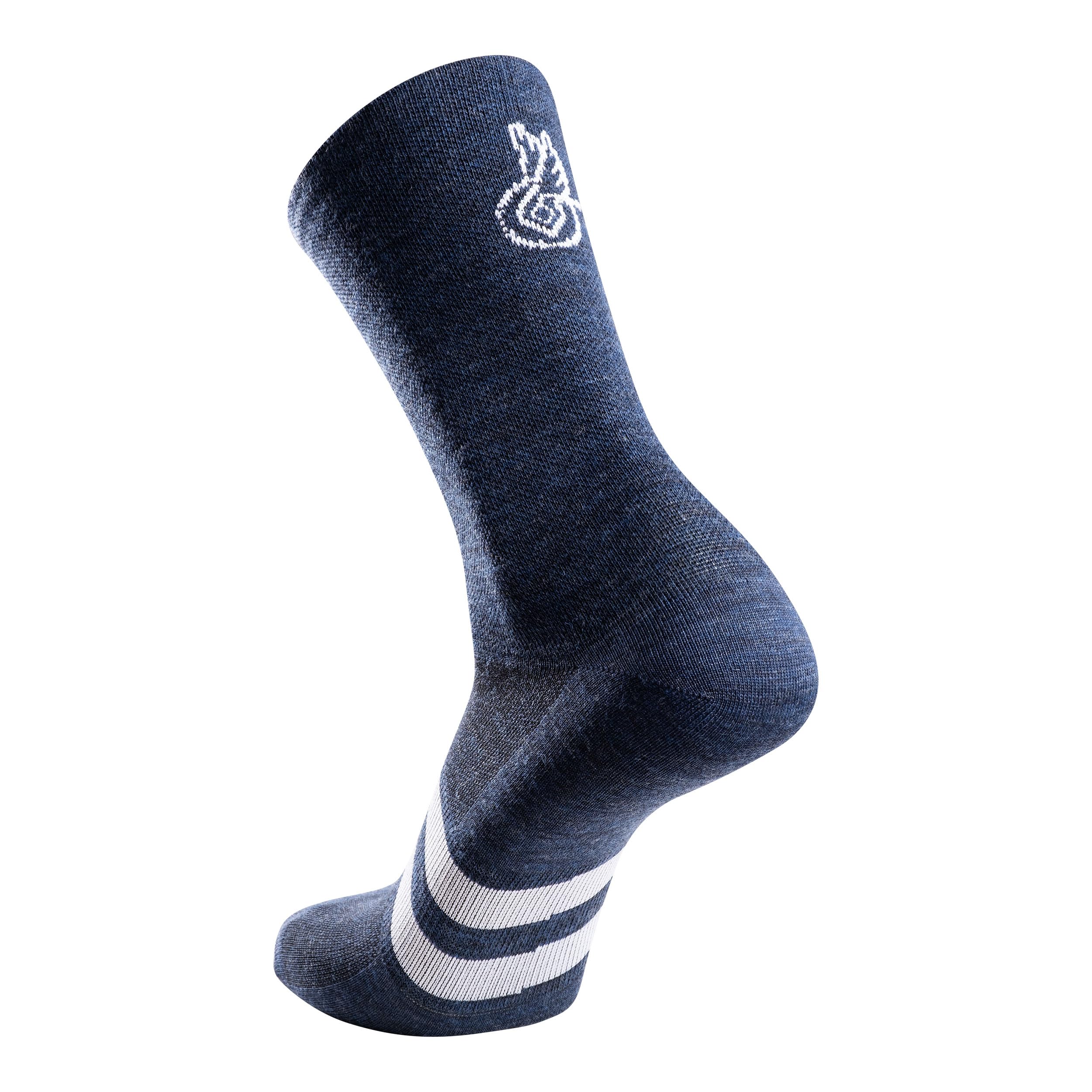 CAMPAGNOLO 03284409400C000.27 CROCE D AUNE SOCKS STRIPES Unisex Socks FJORD BLUE 63963/BCO Size S/M