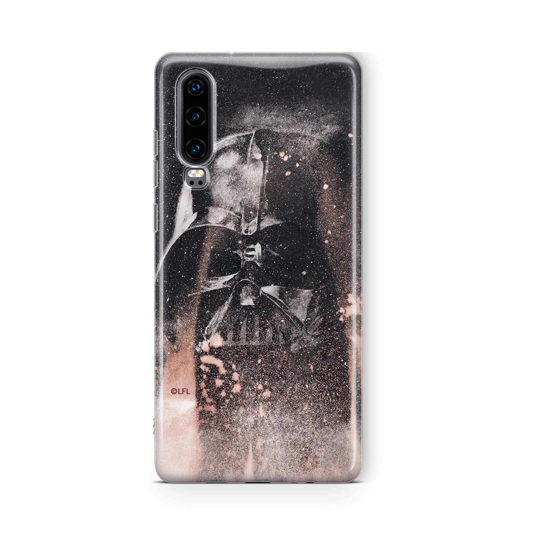 ERT GROUP mobile phone case for Huawei P30 original and officially Licensed Star Wars pattern Darth Vader 011 optimally adapted to the shape of the mobile phone, case made of TPU
