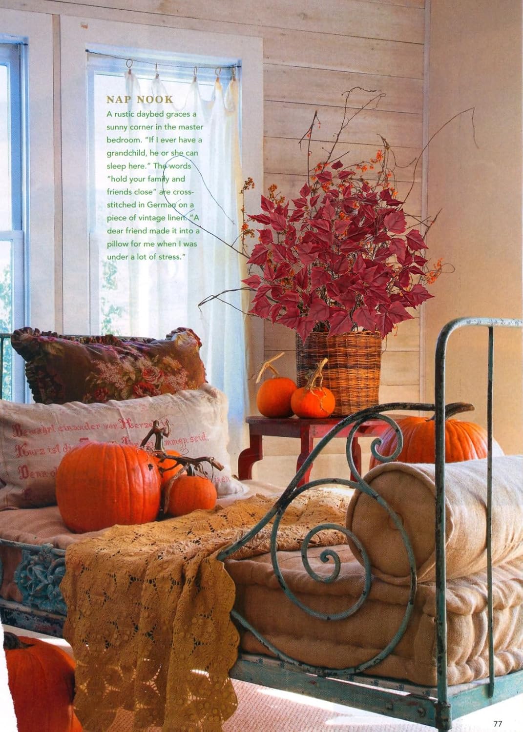 Hollyone 3Pcs Fall Artificial Birch Leaves with Stems 33" Silk Faux Burgundy Autumn Leaf Branches Spray Fake Fall Leaves Decorations for Home Vase Florals Thanksgiving Table Centerpieces Indoor Decor - Image 4