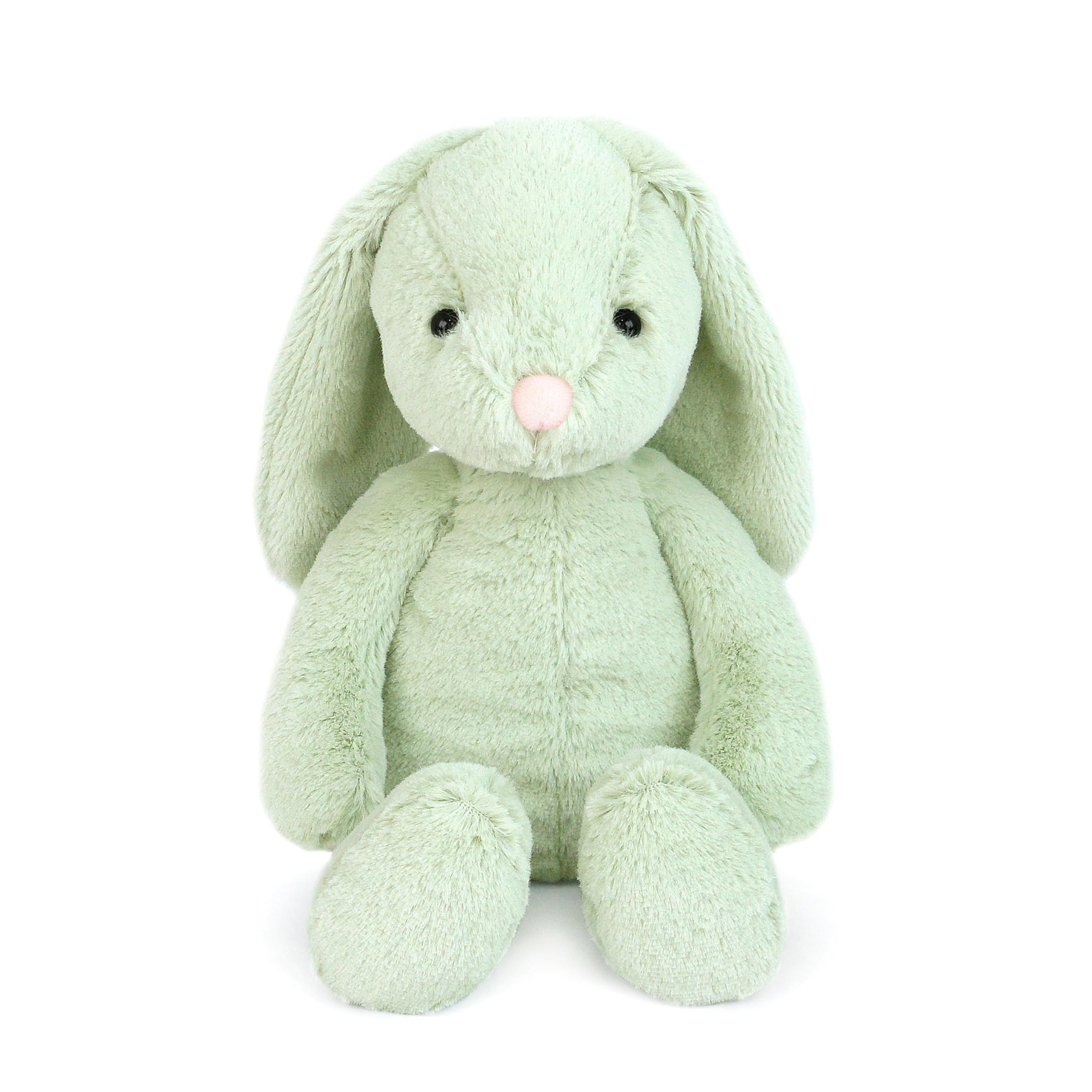 MON AMI Chloe The Bunny 13-Inch Stuffed Rabbit for Boys & Girls, Green, 12 inches