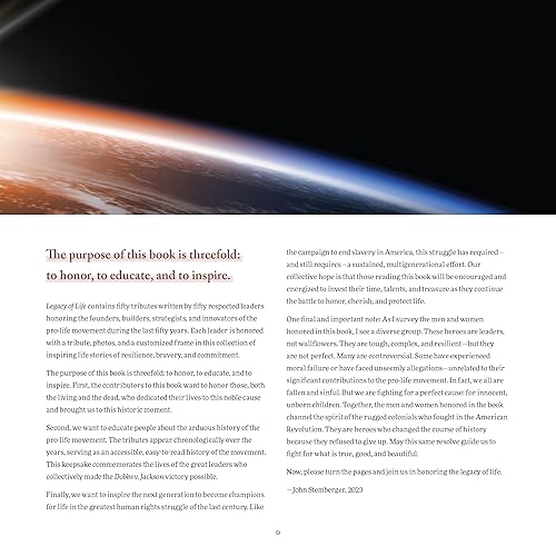 Miniatura 5 de Legacy of Life Honoring Fifty of the Greatest Pro-Life Leaders of the Last Fifty Years