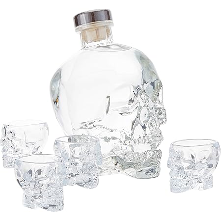 Crystal Head Vodka 40 Vol 0 7l In Geschenkbox Mit 4 Shotglasern Amazon De Bier Wein Spirituosen