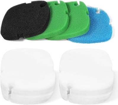 AQUANEAT Replacement Canister Filter Polishing Pads Compatible with MarineLand Magniflow C-160/220 Filter Floss Aquarium Sponge Media 16pcs