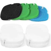 AQUANEAT Replacement Canister Filter Polishing Pads Compatible with MarineLand Magniflow C-160/220 Filter Floss Aquarium Sponge Media 16pcs