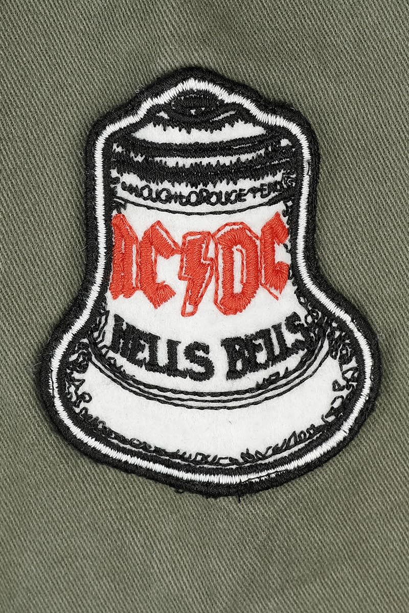 AC/DC Amplified Collection - Military Shirt - Shacket Männer Langarmhemd Khaki
