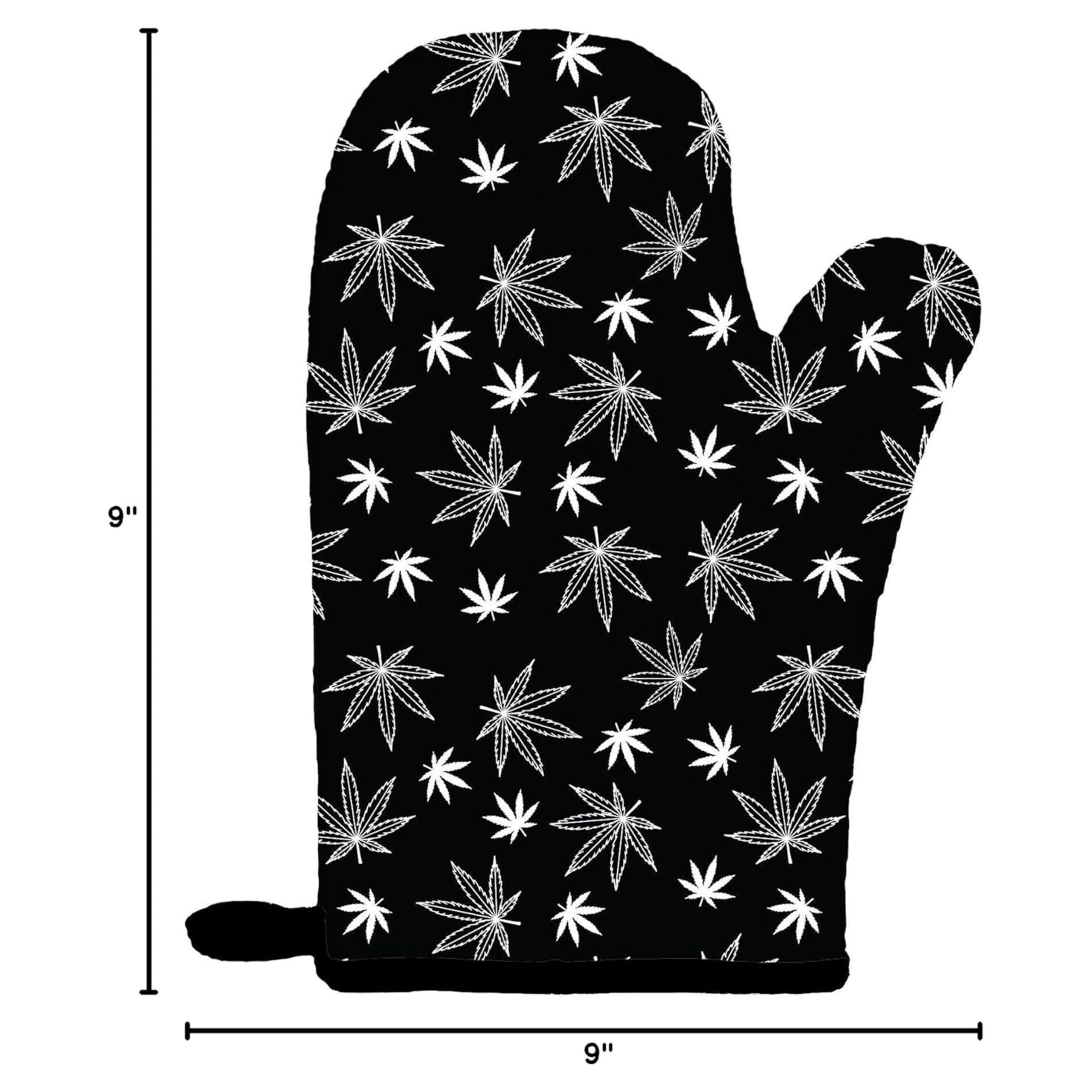 Mingnei Gothic Skull Halloween Oven Mitts and Pot Holders Sets, Goth Witchy Heat Resistant Potholder Kitchen Decor for Cooking Baking BBQ Grilling