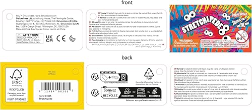 Miniatura 6 de Pede from Deluxebase. Colorido juguete elástico de ciempiés de goma. Juguetes esponjosos para aliviar el estrés y juguetes de ansiedad para adultos