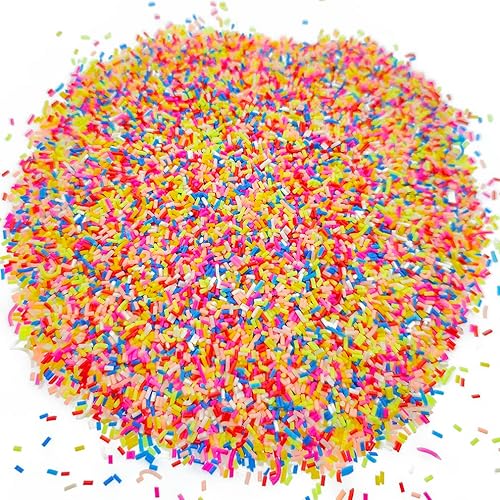 Miniatura 11 de Mulutoo Gránulos falsos de resina, chispas de caramelo falso, chispas de arcilla, chispas de polímero, rodajas de arcilla polimérica para resina