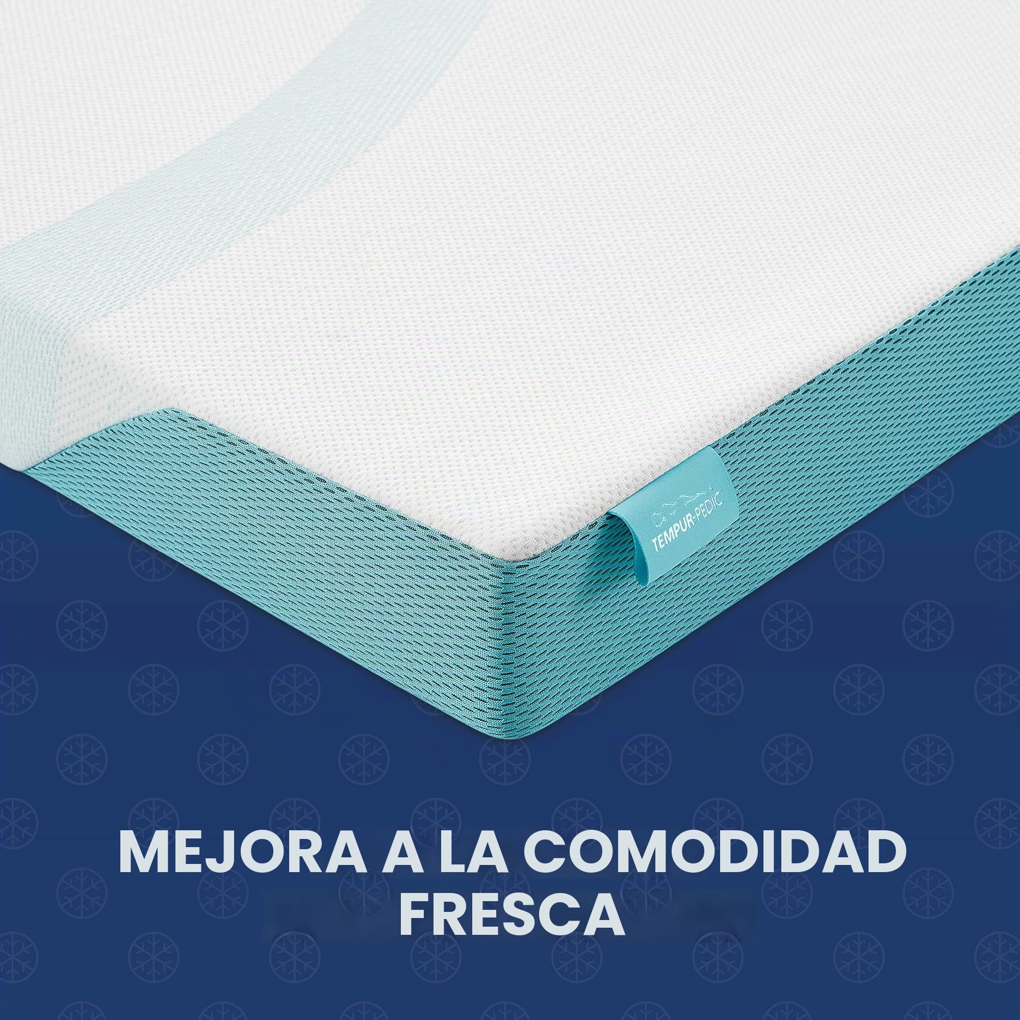 Tempur ProForm Supreme - Protector de colchón para Cama tamaño Queen (7,6 cm), Color Blanco
