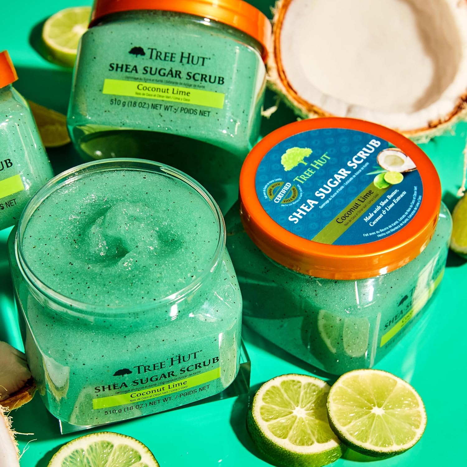 Tree Hut Coconut Lime Shea Sugar Scrub Vücut Peelingi 510GR