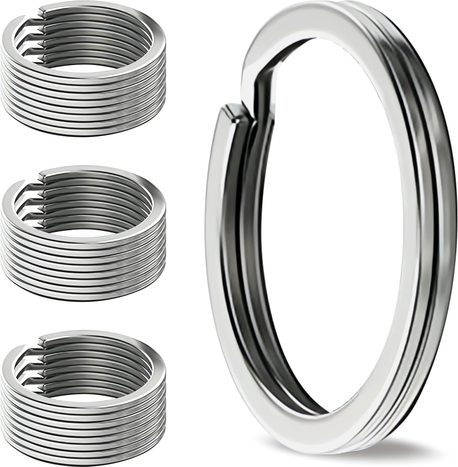 GABOX Medical-Grade 316L Stainless Steel Key Ring