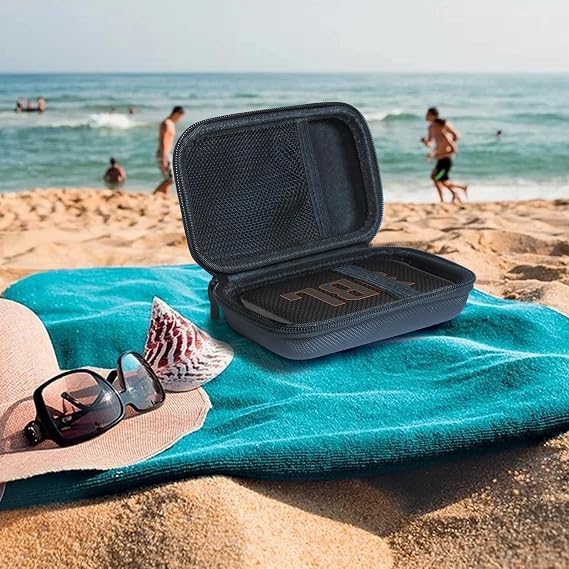 Case Compatible with JBL Go 4 / GO 5 / Go 3 Portable Speaker, Black