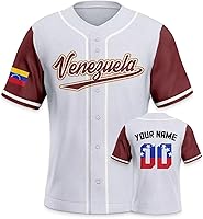 Vista 35 de Custom 2026 World Baseball Jersey Sports Shirt for Fans Men Youth Women Gifts Personalize Your Name Number S-6XL