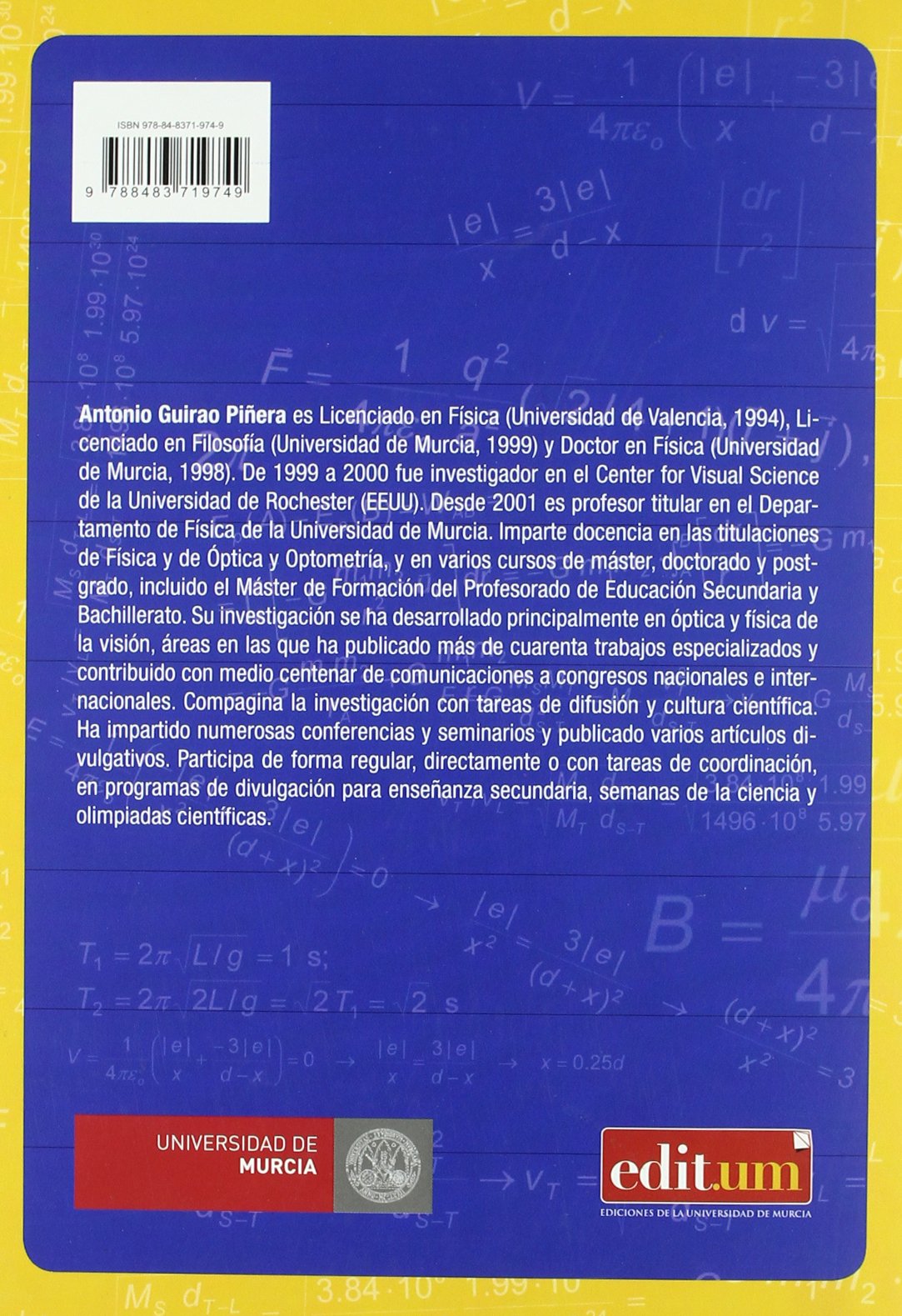 Guía para los Exámenes de Física. 1ª Ed.: Pruebas de acceso a la Universidad de Murcia (SIN COLECCION)