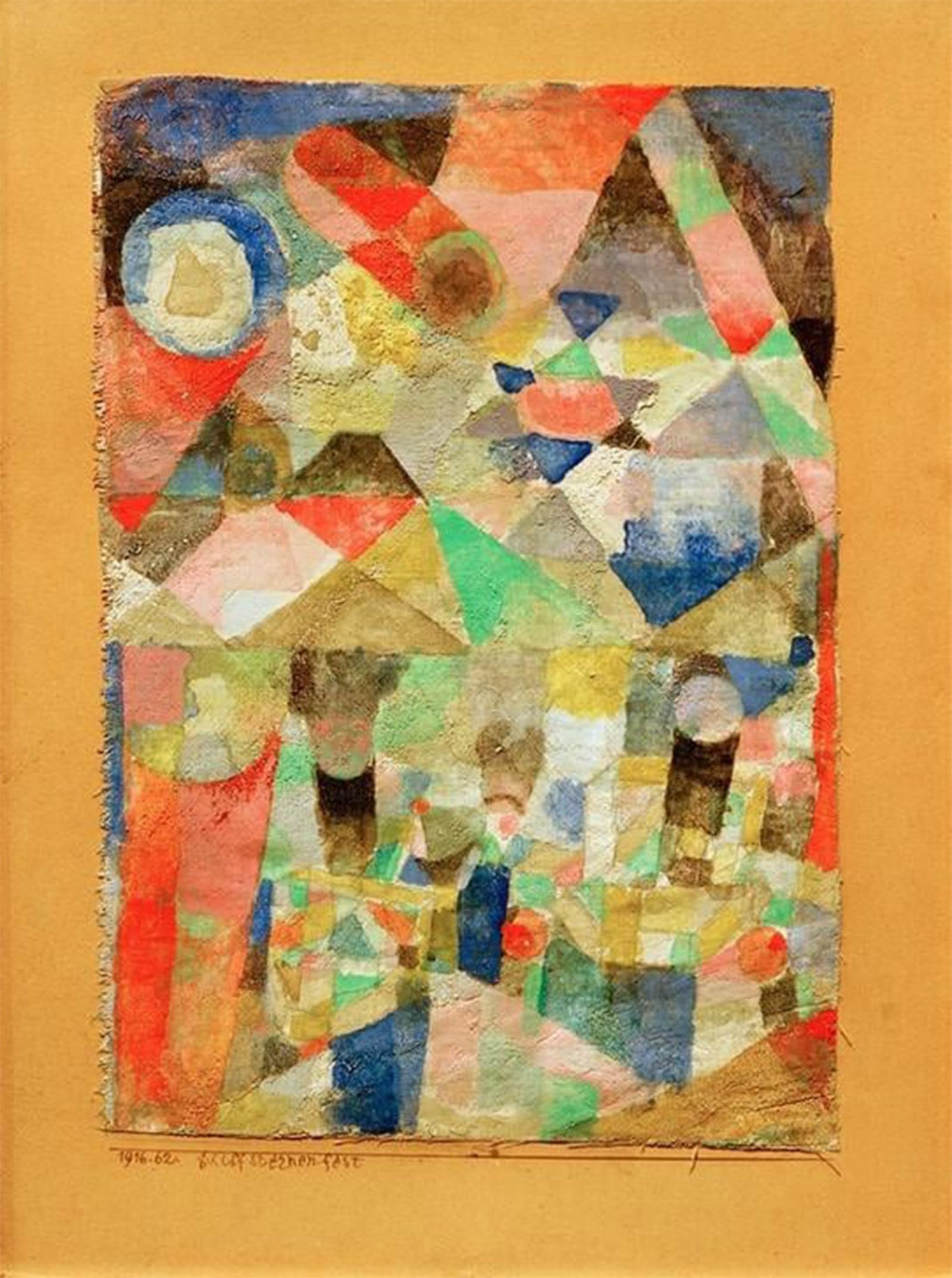 POSTERIIk Vintage Art Print Images Pictures Print Ship Star Festival by Paul Klee Modern Colour Posters for Office Home Decor 60x90cm